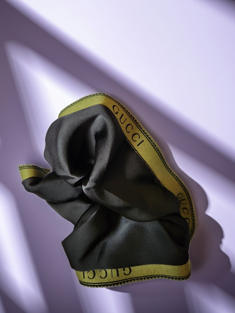 Gucci Black Quilted Clip and Scrunchie - Picture 3 of 5